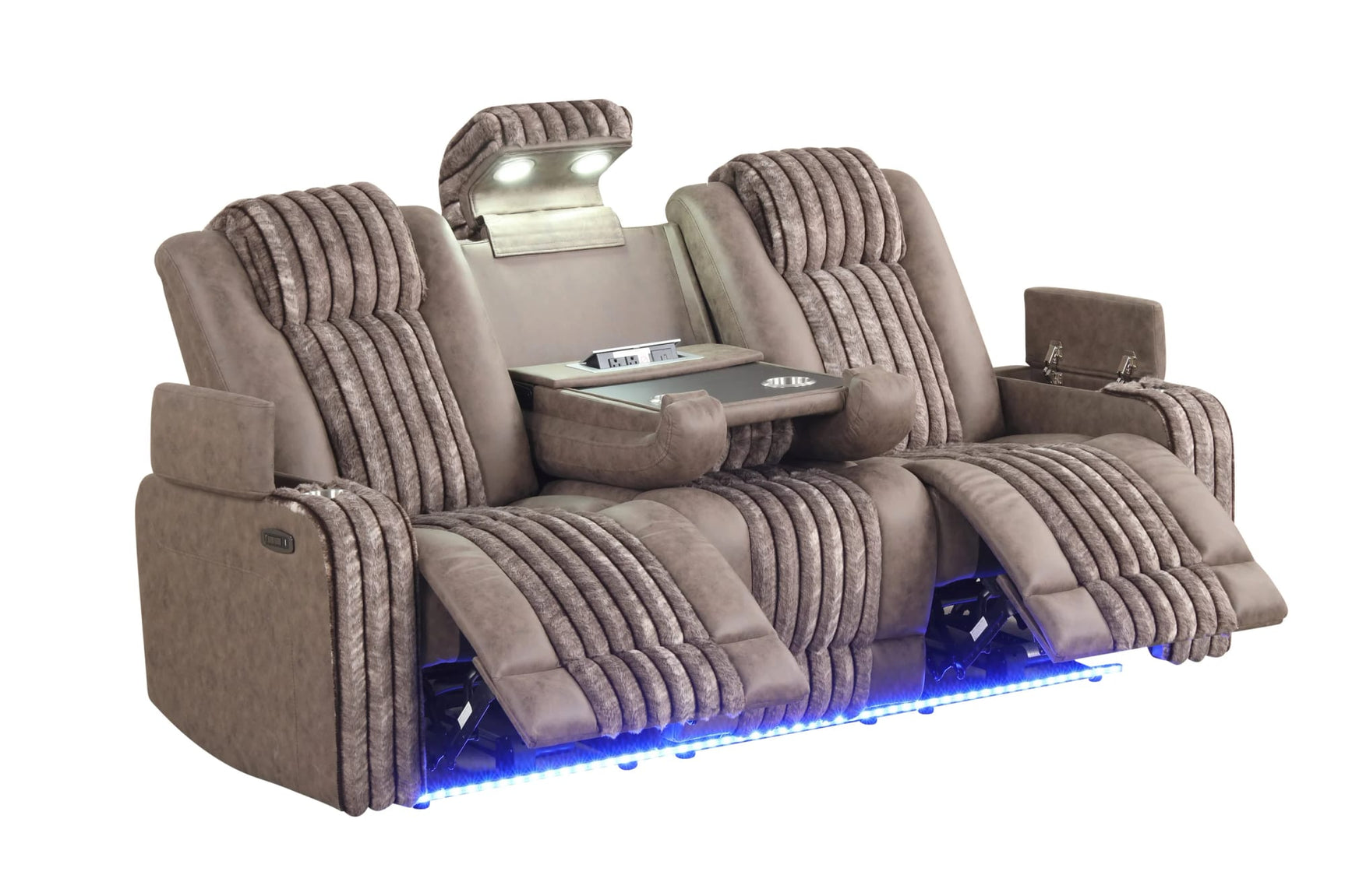 Classic Brown 3-Piece Power Reclining Set view 3