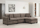 Cloud Brownish Performance Fabric Modular Sectional from Ella Furniture