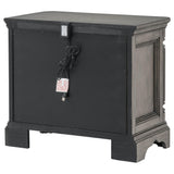 Cresswell 3-drawer Nightstand Bedside Table Weathered Taupe view 8