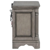 Cresswell 3-drawer Nightstand Bedside Table Weathered Taupe view 9