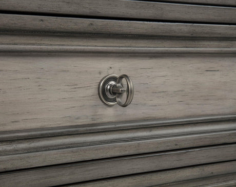 Cresswell 3-drawer Nightstand Bedside Table Weathered Taupe view 13