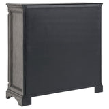 Cresswell 4-drawer Door Chest with Hidden Storage Weathered Taupe view 5