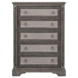 Cresswell 5-drawer Chest of Drawers Weathered Taupe view 3