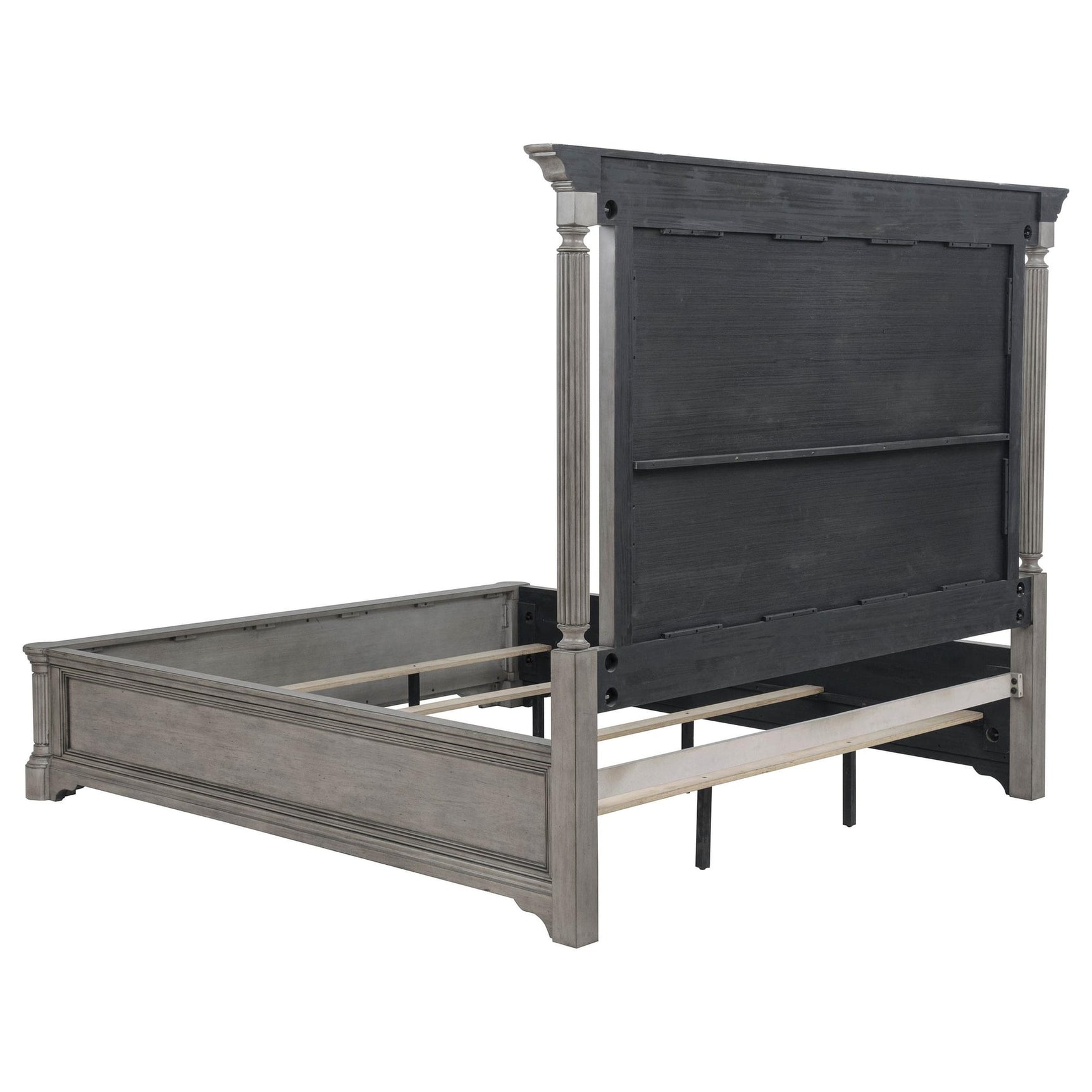 Cresswell Queen Upholstered Panel Bed Weathered Taupe view 4
