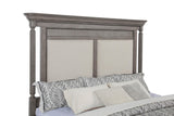 Cresswell Queen Upholstered Panel Bed Weathered Taupe view 6