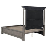 Cresswell Queen Upholstered Storage Platform Bed Weathered Taupe view 7