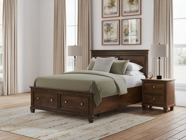 Danabrin Brown Panel Storage Bedroom Set view 6