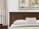 Danabrin Brown Panel Storage Bedroom Set King 3: Bed, Dresser, Mirror from Ella Furniture