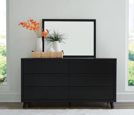 Danziar Black Panel Bedroom Set view 9