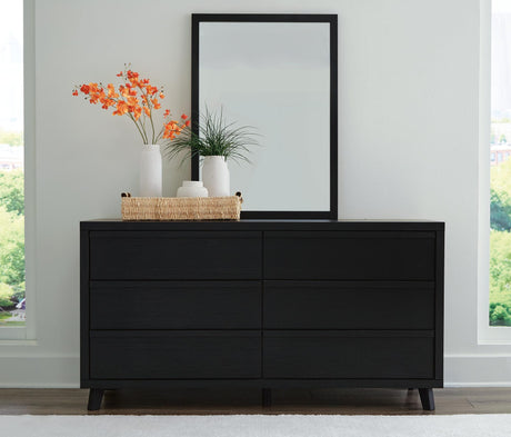 Danziar Black Panel Bedroom Set view 11