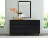 Danziar Black Panel Bedroom Set view 12