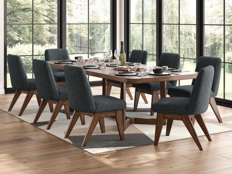 Dilenno Dark Brown Dining Set view 5