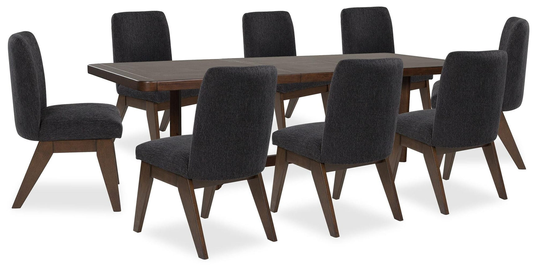 Dilenno Dark Brown Dining Set view 6