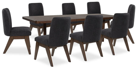Dilenno Dark Brown Dining Set view 6