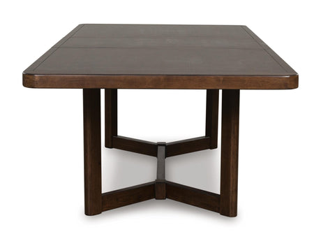 Dilenno Dark Brown Dining Set view 12