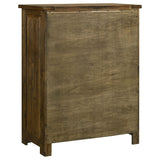 Doherty 5-drawer Chest of Drawers Rustic Brown view 5