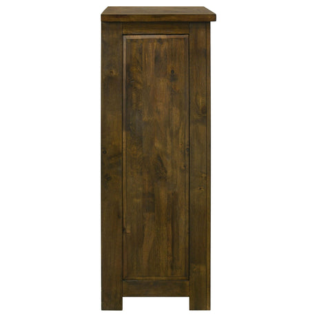 Doherty 5-drawer Chest of Drawers Rustic Brown view 8