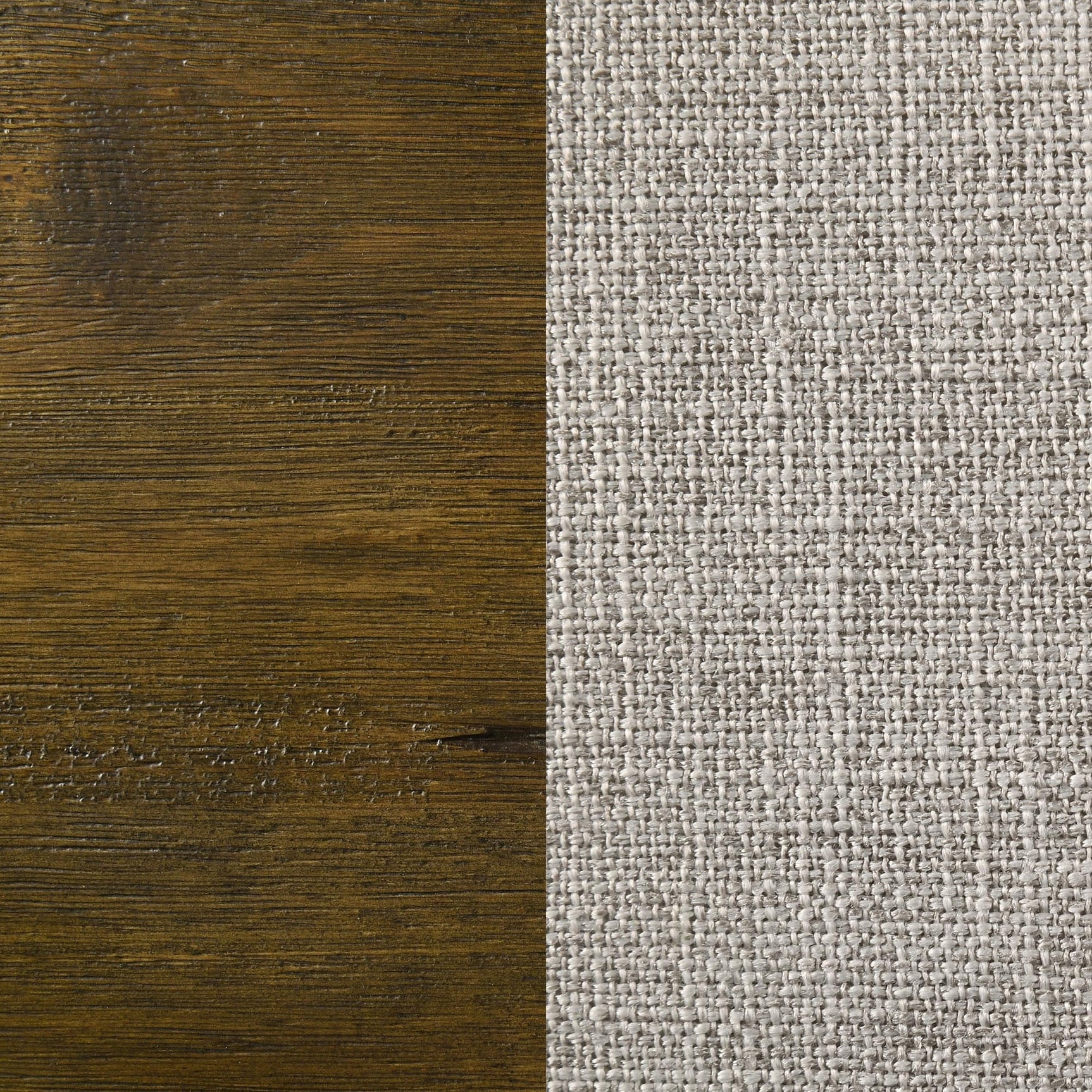 Doherty Queen Linen Upholstered Panel Bed Rustic Brown view 9