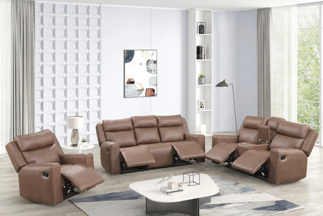 Elevation Brown 3-Piece Reclining Set from Ella Furniture