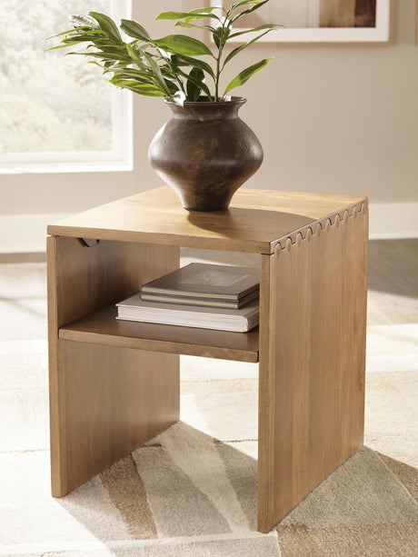 Ella Grove Rich Brown End Table from Ella Furniture