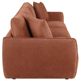 Elysia Fabric Upholstered Modular Lounge Sofa Coral view 8