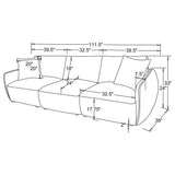 Elysia Fabric Upholstered Modular Lounge Sofa Coral view 10
