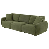 Elysia Fabric Upholstered Modular Lounge Sofa Green view 4