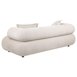 Eskola 2-Piece Chenille Sofa and Accent Chair Set Ivory view 3