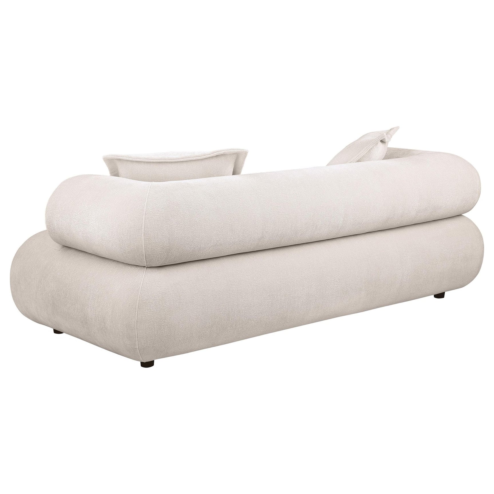Eskola 2-Piece Chenille Sofa and Accent Chair Set Ivory view 3