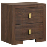 Etienne 2-drawer Nightstand Bedside Table Walnut from Ella Furniture