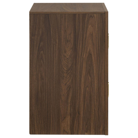 Etienne 2-drawer Nightstand Bedside Table Walnut view 8