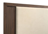 Etienne Full Velvet Upholstered Panel Bed Walnut view 6