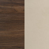 Etienne Queen Velvet Upholstered Panel Bed Walnut view 9