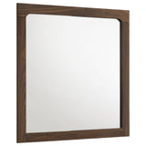Etienne Rectangular Dresser Mirror Walnut from Ella Furniture