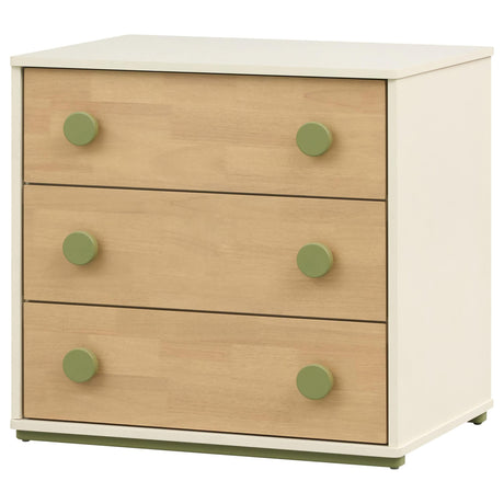 Evren 3-drawer Chest with Olive Wood Knobs Tri-Tone view 4