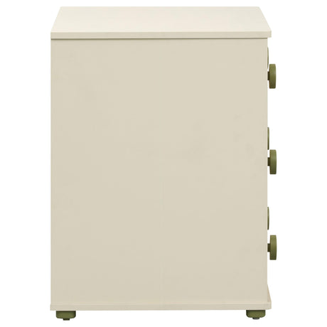 Evren 3-drawer Chest with Olive Wood Knobs Tri-Tone view 9