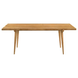 Fabra 79-inch Rectangular Wood Dining Table Honey view 2