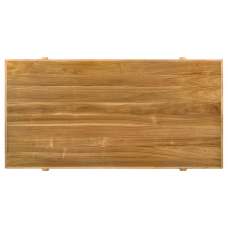 Fabra 79-inch Rectangular Wood Dining Table Honey view 3