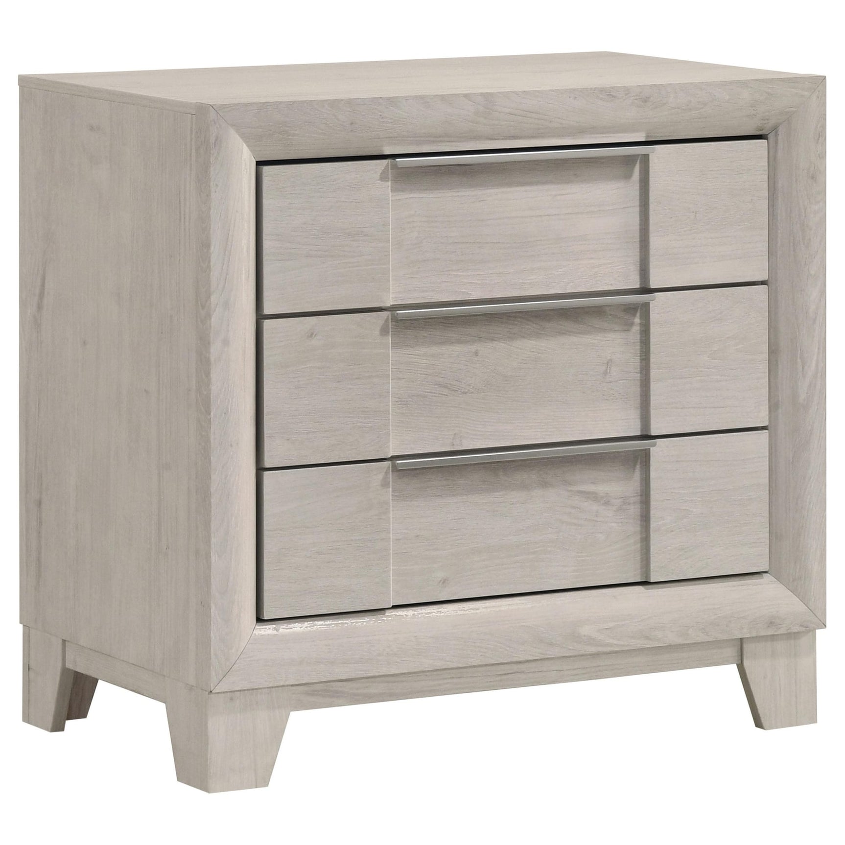 Farre 2-drawer Nightstand Bedside Table Washed Grey from Ella Furniture