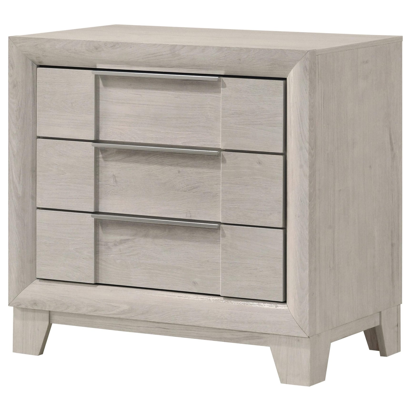 Farre 2-drawer Nightstand Bedside Table Washed Grey view 4