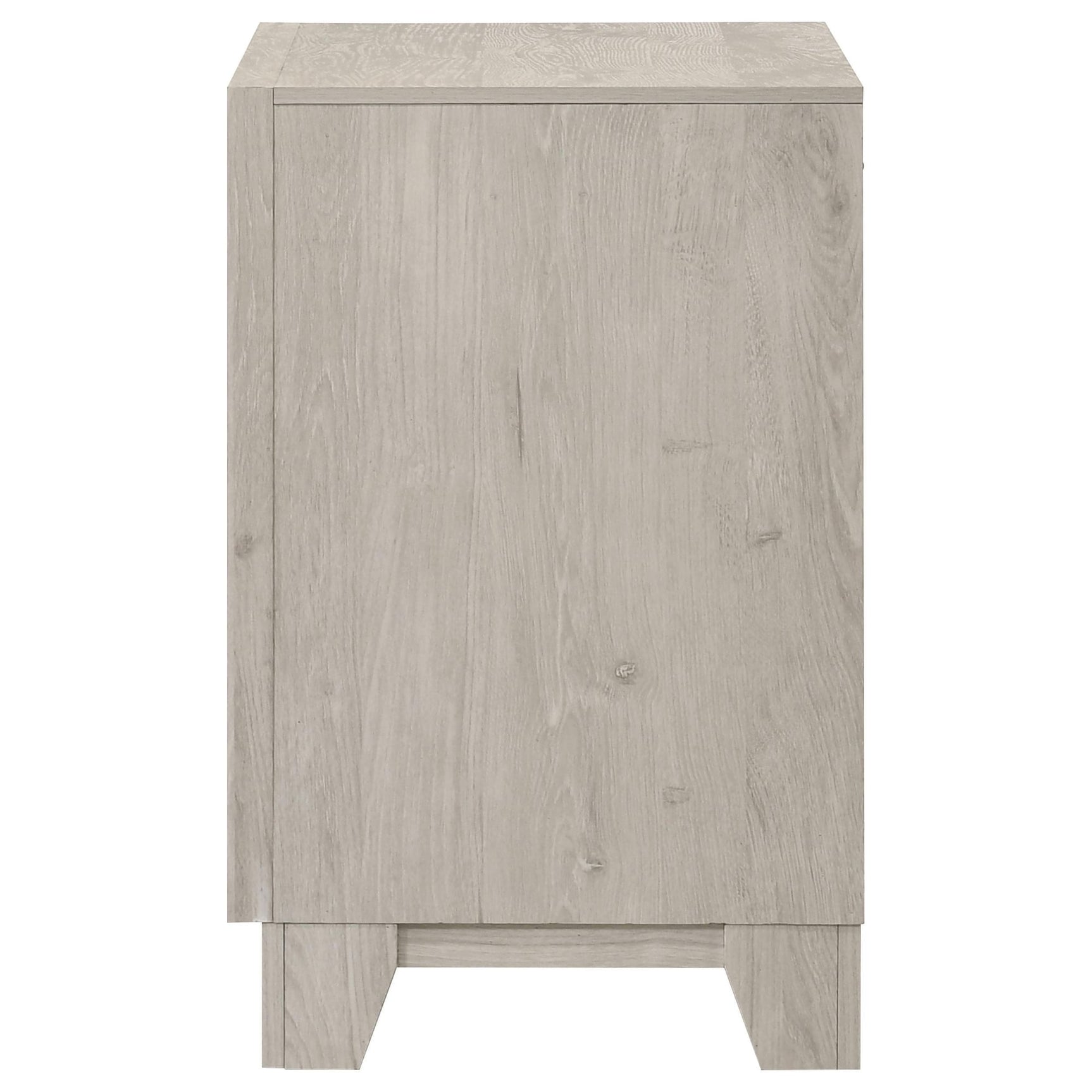 Farre 2-drawer Nightstand Bedside Table Washed Grey view 5