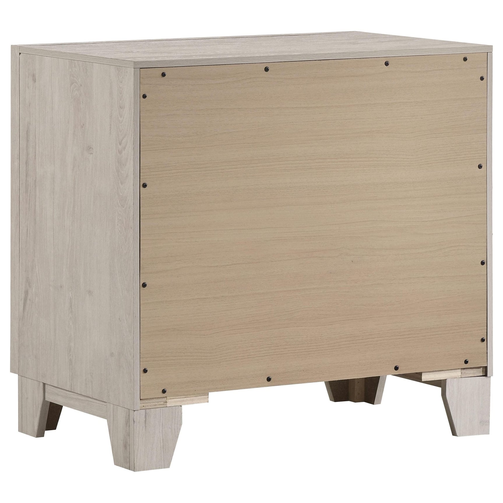 Farre 2-drawer Nightstand Bedside Table Washed Grey view 6