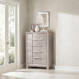 Farre 5-drawer Chest of Drawers Washed Grey view 2