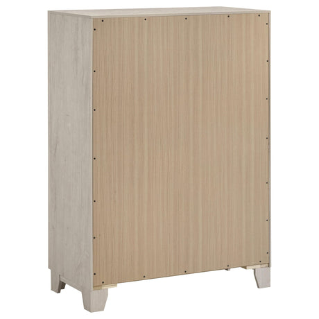 Farre 5-drawer Chest of Drawers Washed Grey view 6