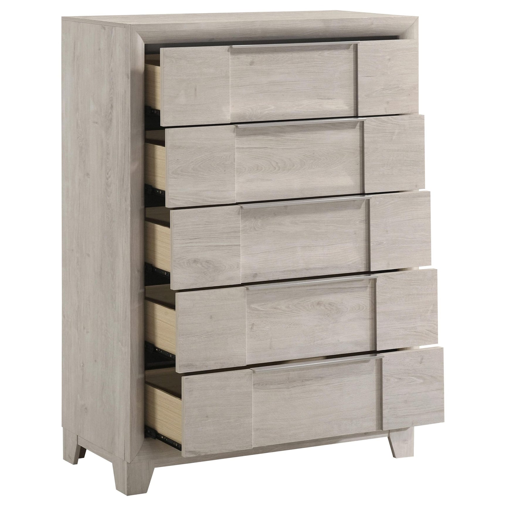Farre 5-drawer Chest of Drawers Washed Grey view 10