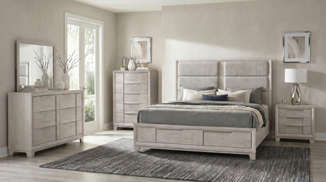 Farre 5-drawer Chest of Drawers Washed Grey view 14