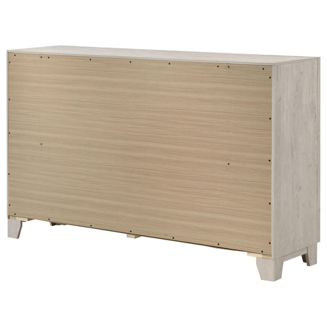 Farre 6-drawer Dresser Washed Grey view 8