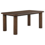Faulkner 84-inch Extension Wood Dining Table Brown Oak view 2