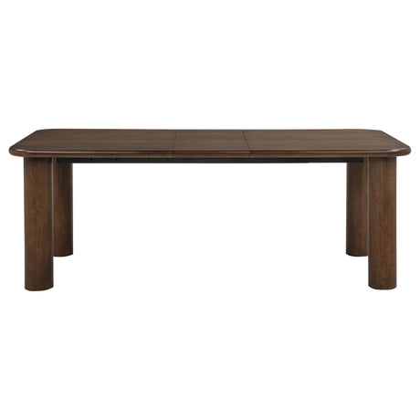 Faulkner 84-inch Extension Wood Dining Table Brown Oak view 3