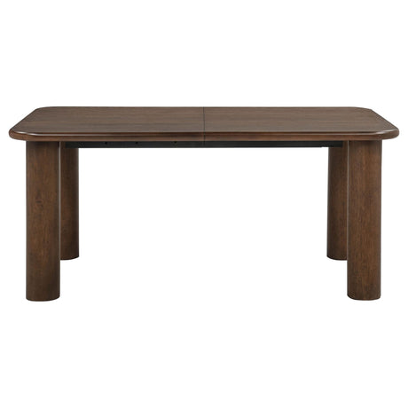 Faulkner 84-inch Extension Wood Dining Table Brown Oak view 4